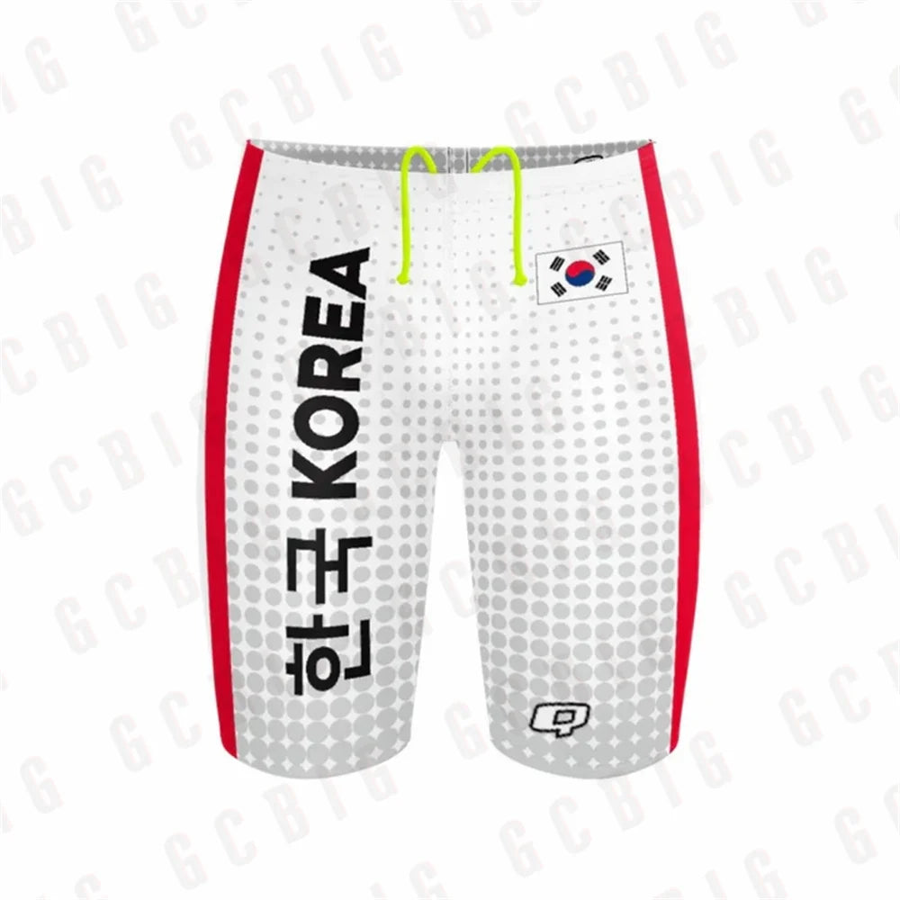 Swim Boxers Summer Trunks Swimwear Training Swim Shorts Trunks Swimsuits Boy Jammers Sports Surf Shorts Beach Volleyball Swimming Pants