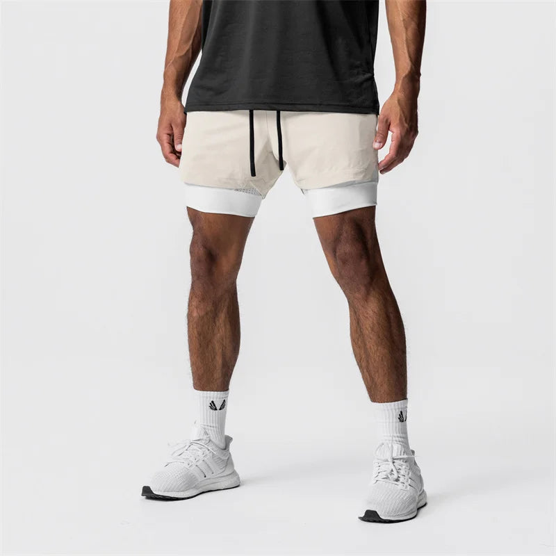 Men's 2-in-1 Quick Dry Beach & Running Shorts | Comfort & Style