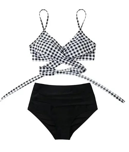 Push Up Bikinis Women's Solid Color Swimwear Female Swimsuit Swimming Bathing Suits Bikini Set Beachwear Bather