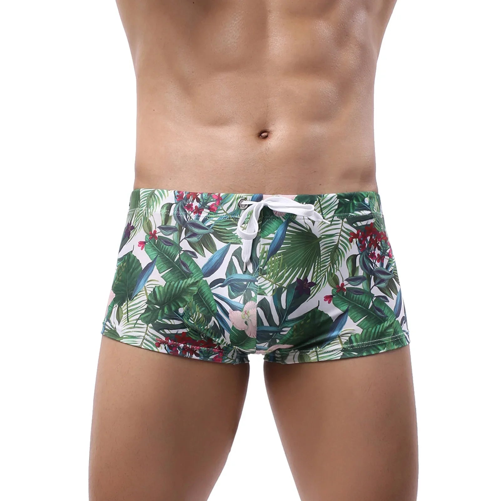 Swimwear Men Swim Boxers Low Waist Swimsuit Swimming Trunks Shorts Sunga hombre Bathing Suit