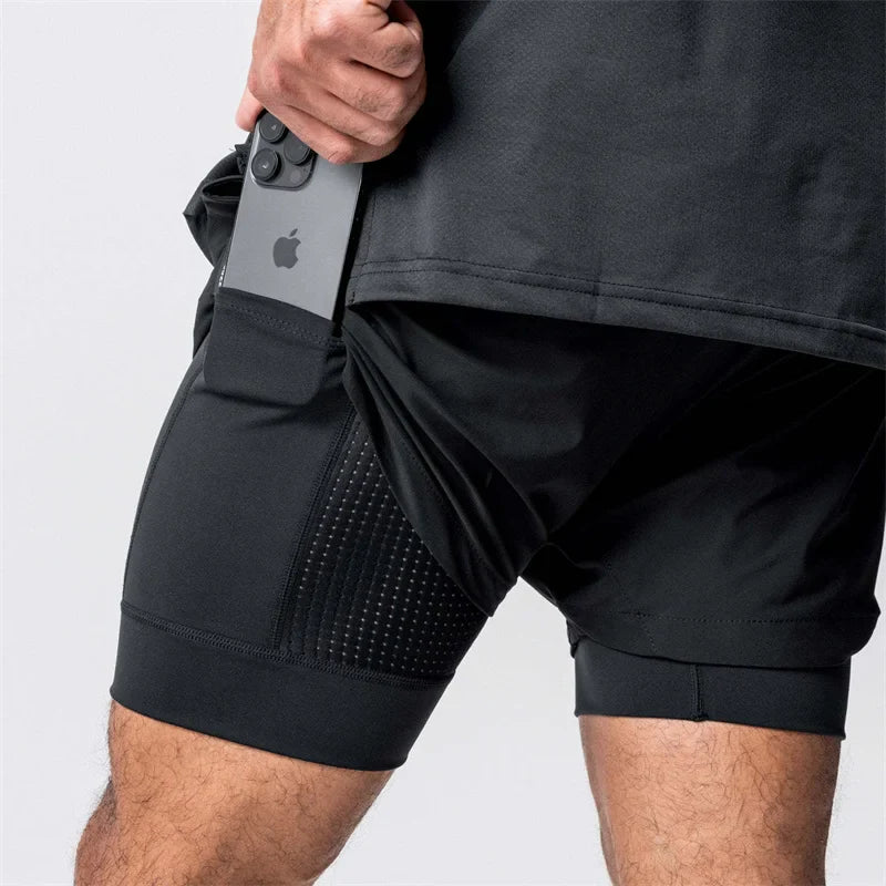 Men's 2-in-1 Quick Dry Beach & Running Shorts | Comfort & Style