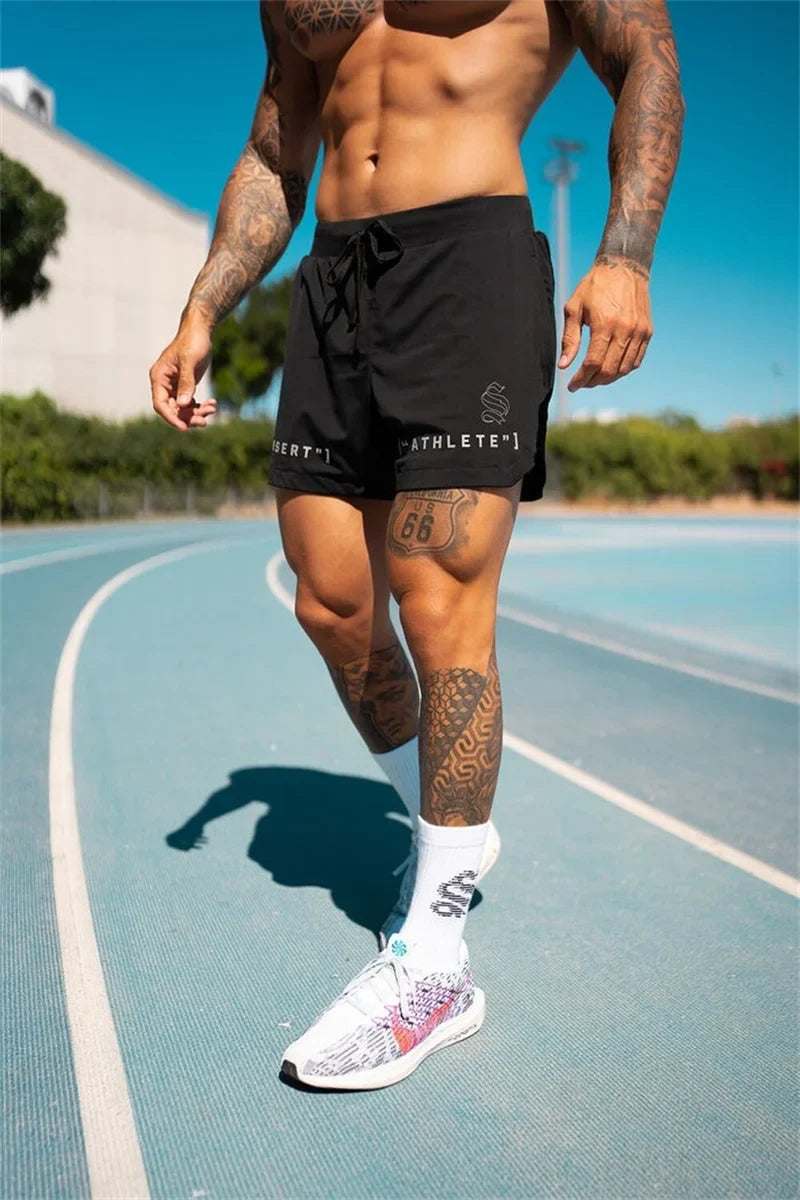 Men's Breathable Fitness Shorts | Quick-Dry Running & Jogging Pants