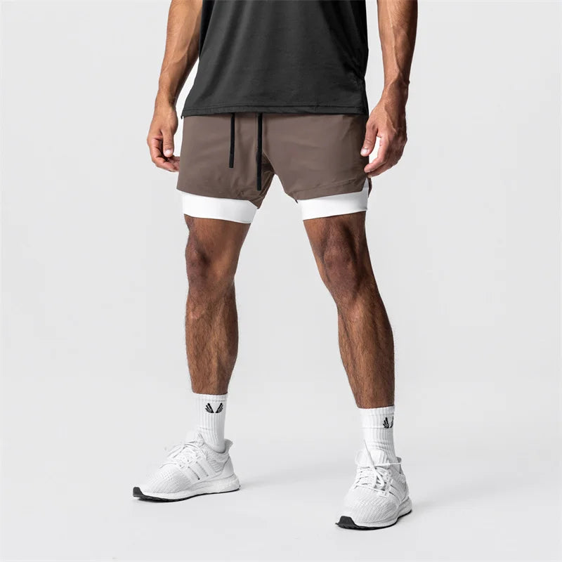 Men's 2-in-1 Quick Dry Beach & Running Shorts | Comfort & Style