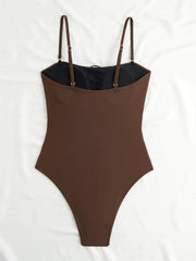 Strappy One Piece Swimsuit Women Swimwear Solid Bodysuit Bathers Bathing Swimming Swim Suit Female Summer Beachwear