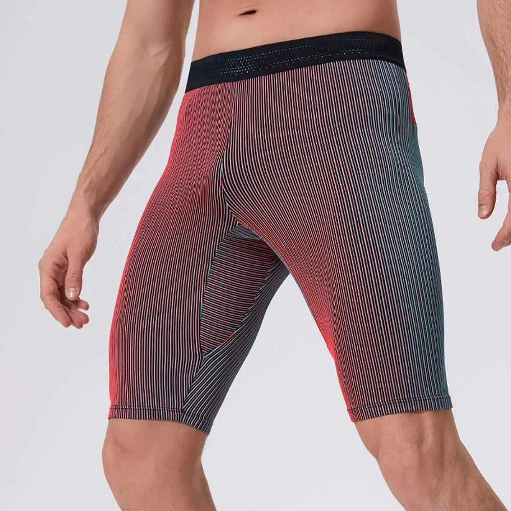 Men's Outdoor Running Compression Shorts | Quick Dry Fitness Tights