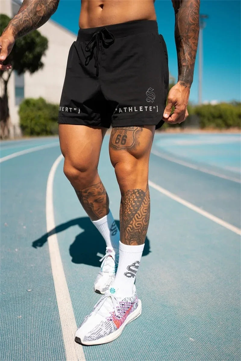 Men's Breathable Fitness Shorts | Quick-Dry Running & Jogging Pants
