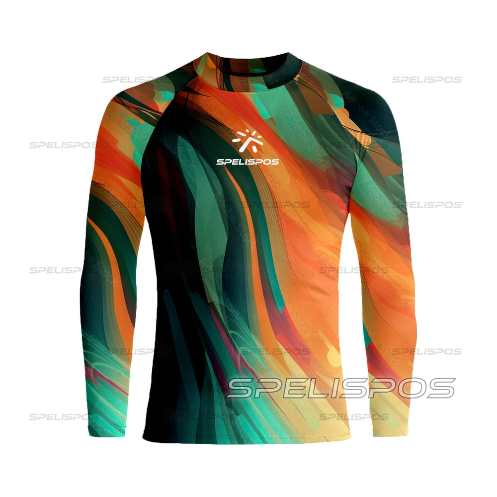 Diving T-Shirt Tight Long Sleeve Rash Guard Drama Surfing Wear Fitness Swimwear UV UPF 50 Uniform Beach Floatsuit Water Tops