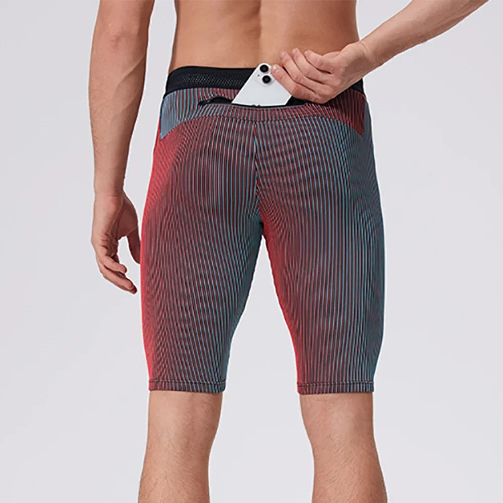 Men's Outdoor Running Compression Shorts | Quick Dry Fitness Tights