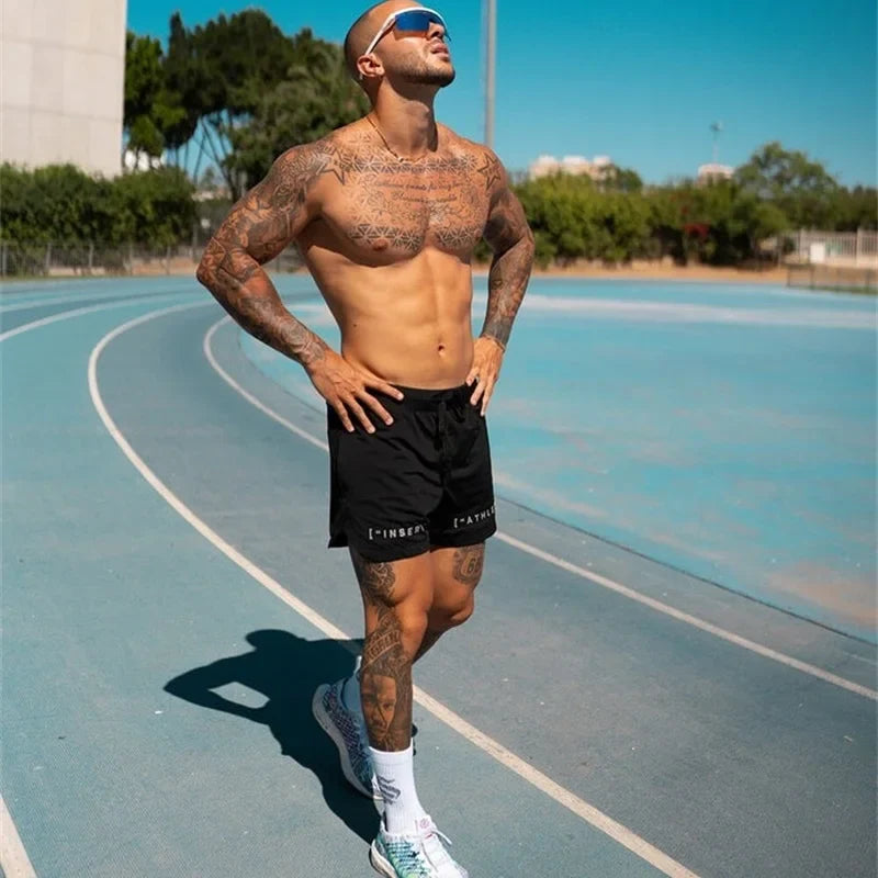 Men's Breathable Fitness Shorts | Quick-Dry Running & Jogging Pants