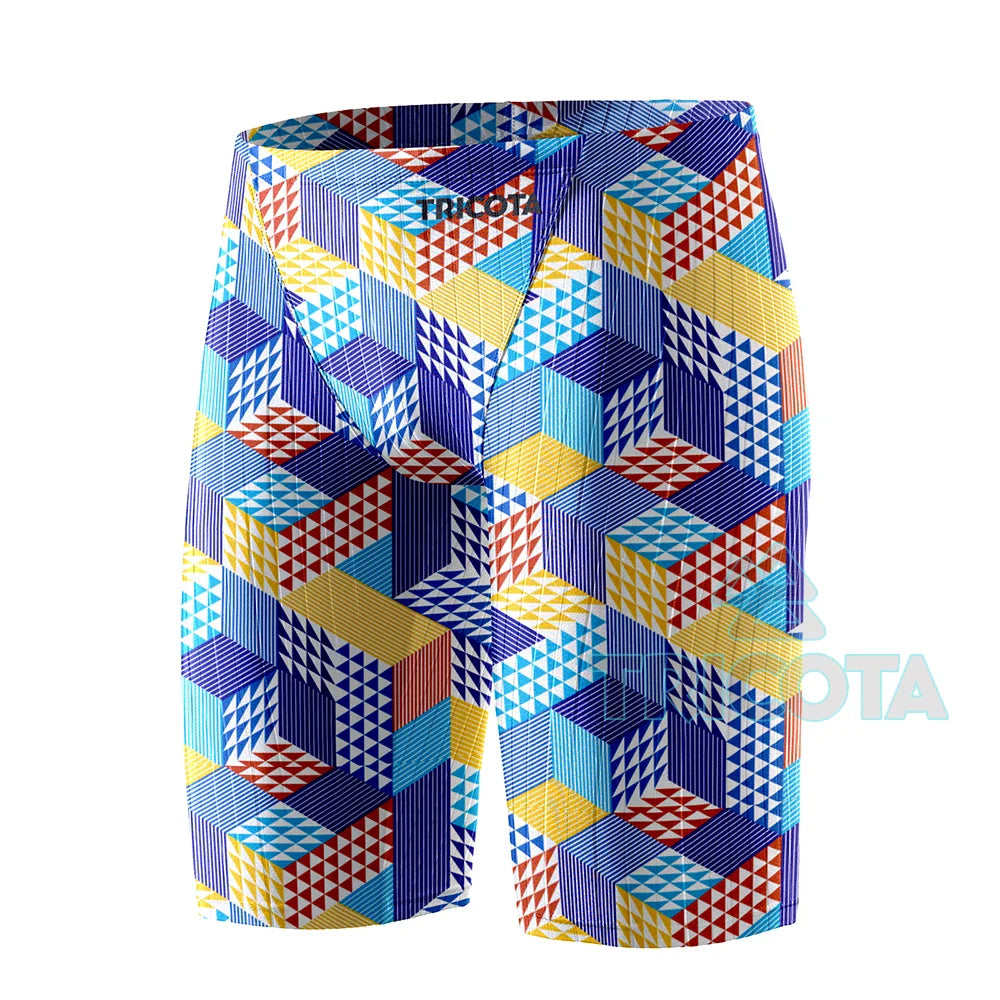 Men's Swimming Shorts Professional High Quality Swim Trunks Quick Dry UV Protection Endurance Athletic Surfing swimsuit Jammers