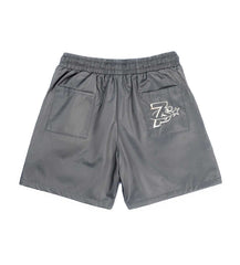 Triple Sevens Nylon Button Shorts Grey