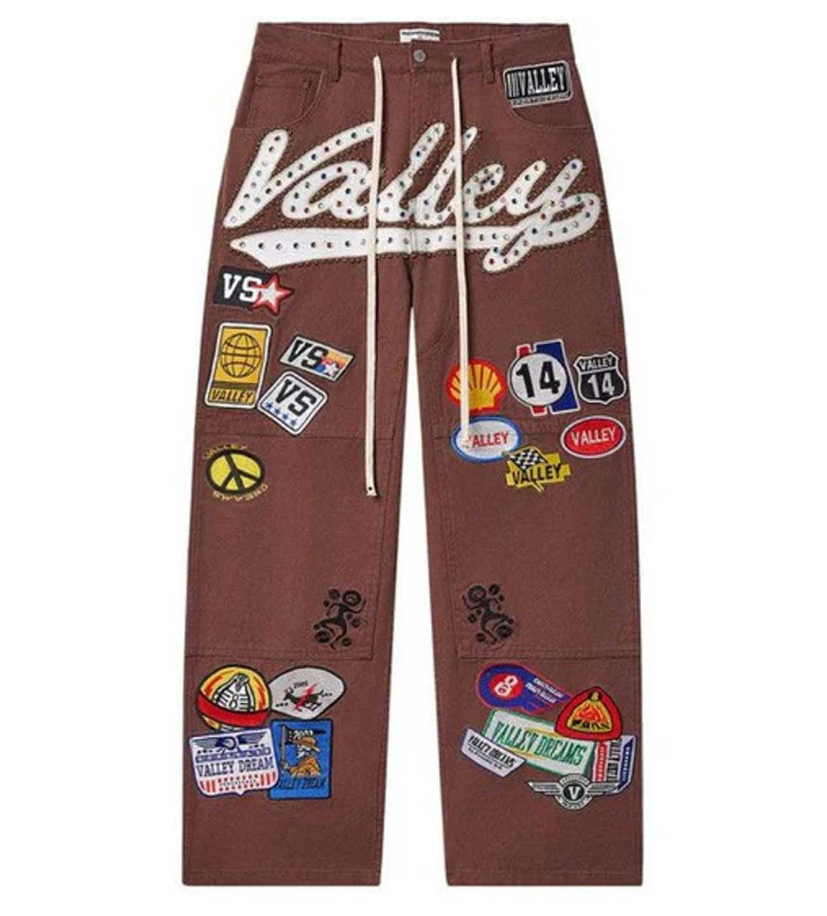Vale Forever 1980s Painter Denim — Brown Wash