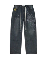 Vale Forever Chain Painter Pants — Asphalt Black