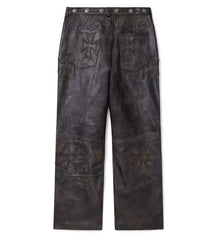 Vale Forever Croxxx Leather Pants — Black
