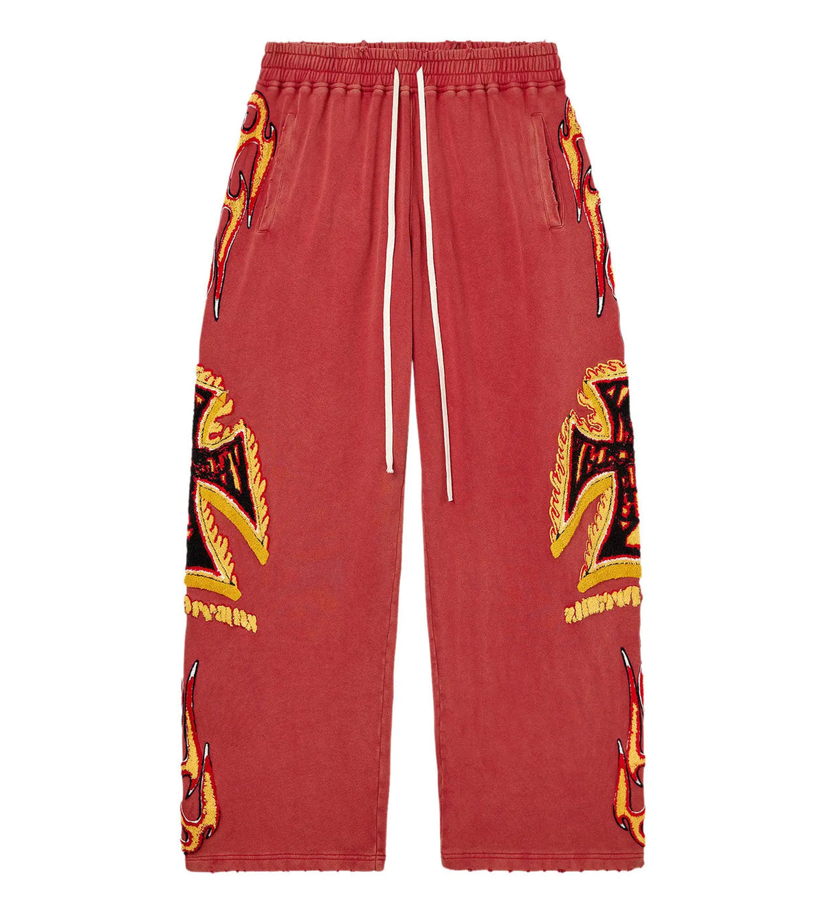 Vale Forever La Flare Sweatpants — Red