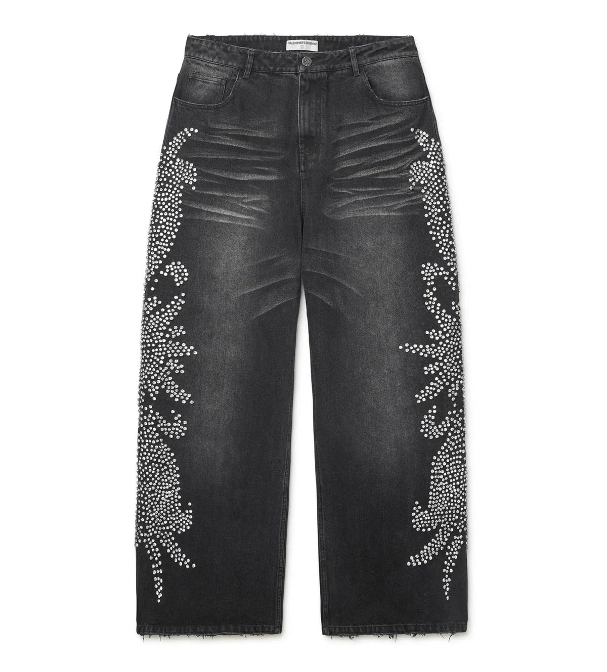 Vale Forever Mono Tsunami Denim Pants — Black