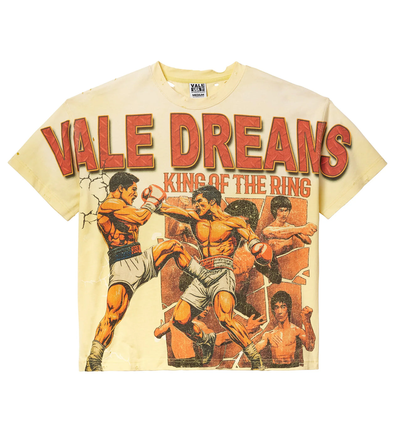Vale Forever Sun Shattered Fist Tee Cream