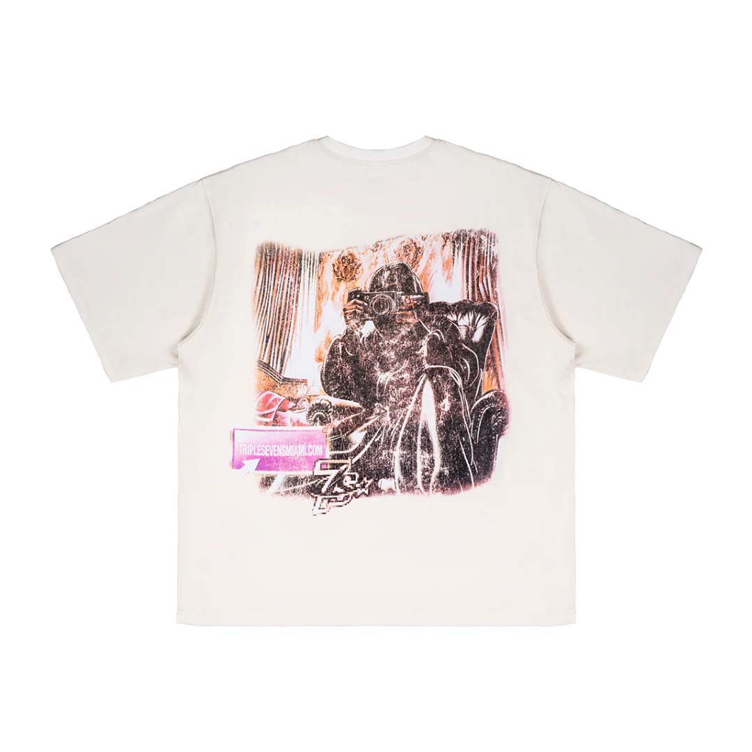 Triple Sevens Film Star White Tee
