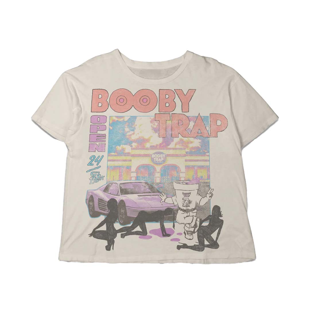 Triple Sevens Booby Trap Lucky White Tee
